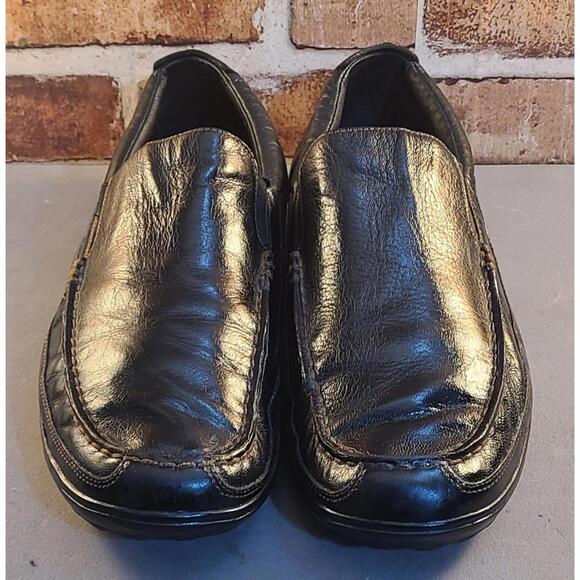 Cole Haan Other - Cole Haan Tucker Venetian Leather Loafers Mens Sz 11W Black Slip On Driving Mocs